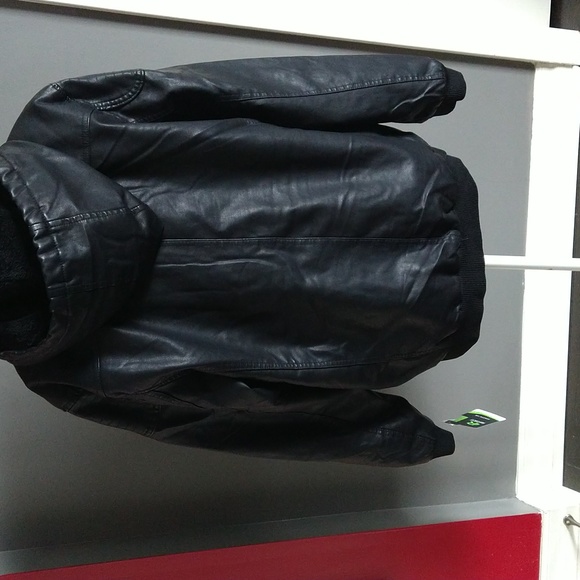 Refinery Republic Men's Vegan Leather Jacket - Picture 3 of 5